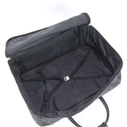 Gucci GG Nylon .11 Leather Boston Bag Business Travel Tote Carry Black Enm — view 7