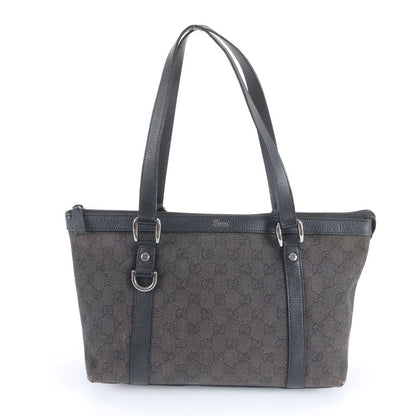 Gucci GG Canvas Leather Tote Shoulder Hand