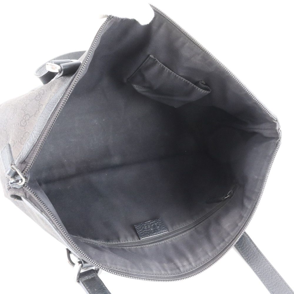 Gucci GG Canvas Leather Tote Shoulder Hand — view 9