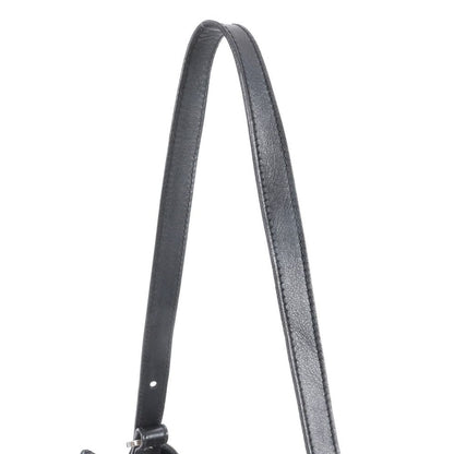 Gucci GG Canvas Leather Shoulder Bag Tote Hand Black — view 2