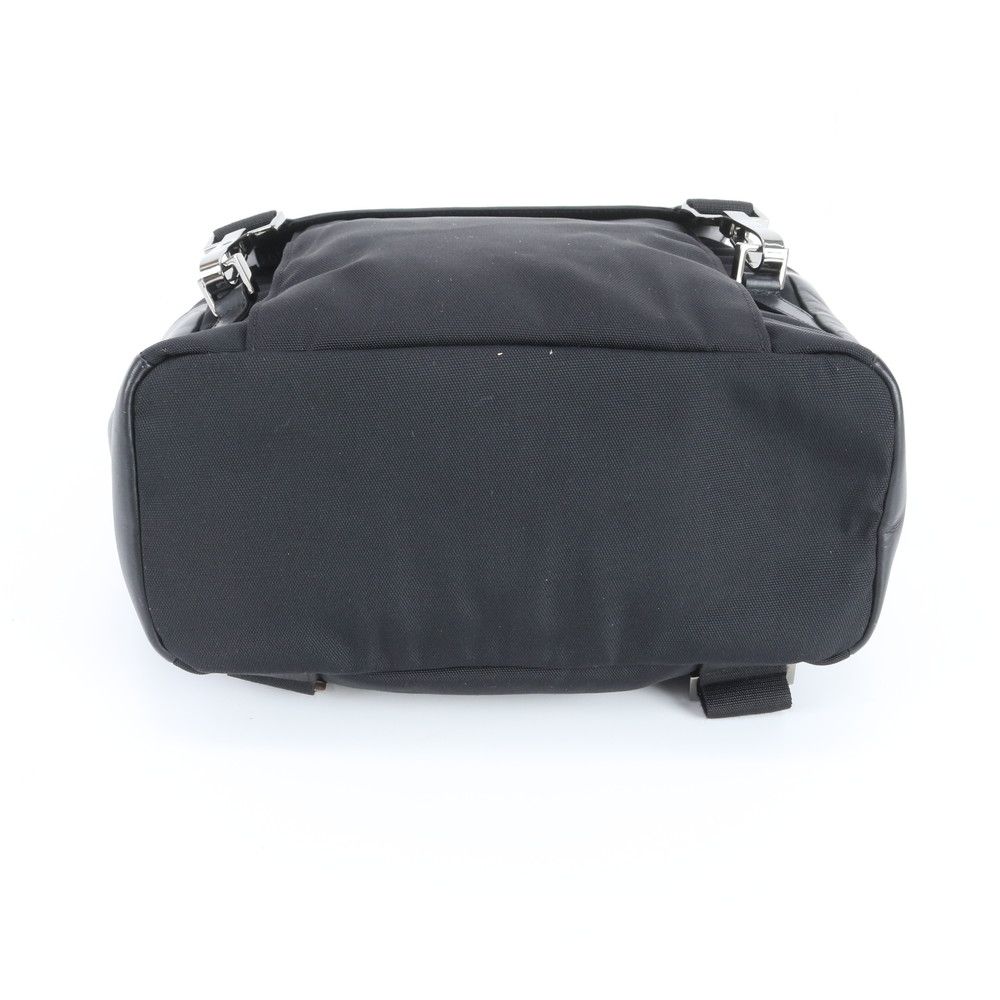 Gucci 003 Leather Nylon Backpack Black Ebm — view 5