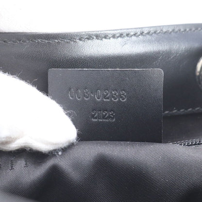 Gucci 003 Leather Nylon Backpack Black Ebm — view 9