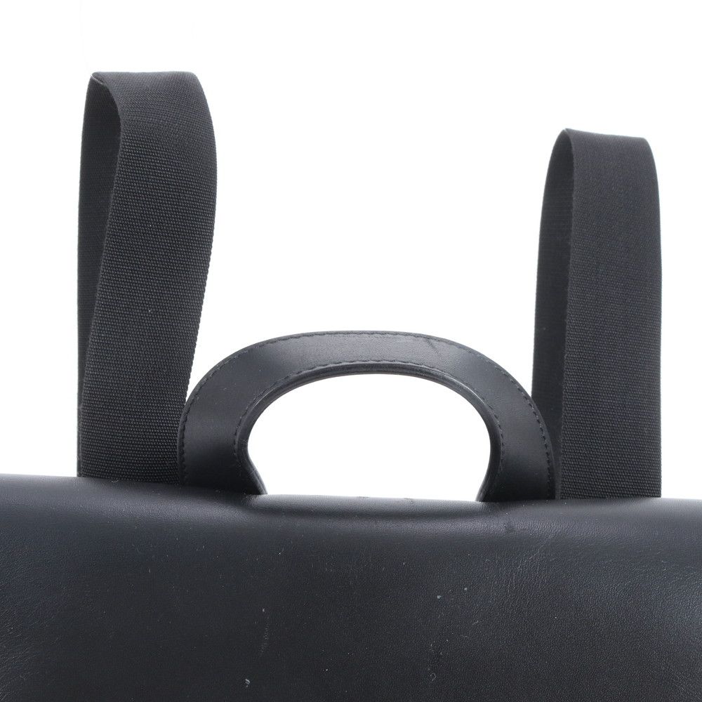Gucci 003 Leather Nylon Backpack Black Ebm — view 2