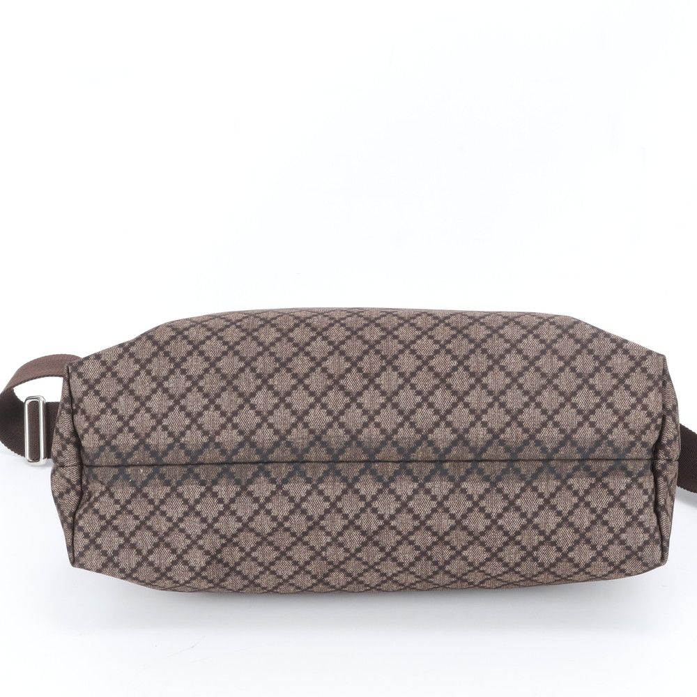 Gucci Diamante Sherry Line Leather Nylon Shoulder Bag Crossbody Enm — view 5