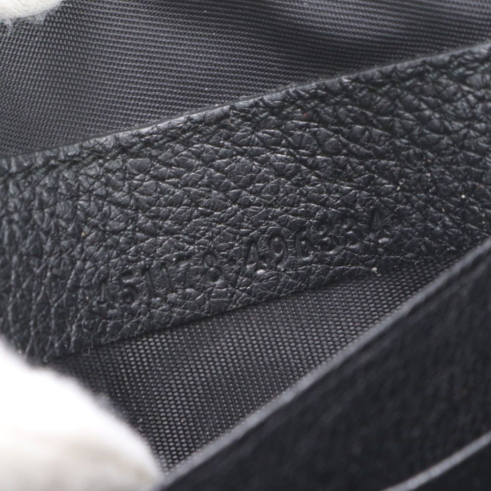 Gucci Tiger Head Leather Clutch Pouch Black Enm — view 9