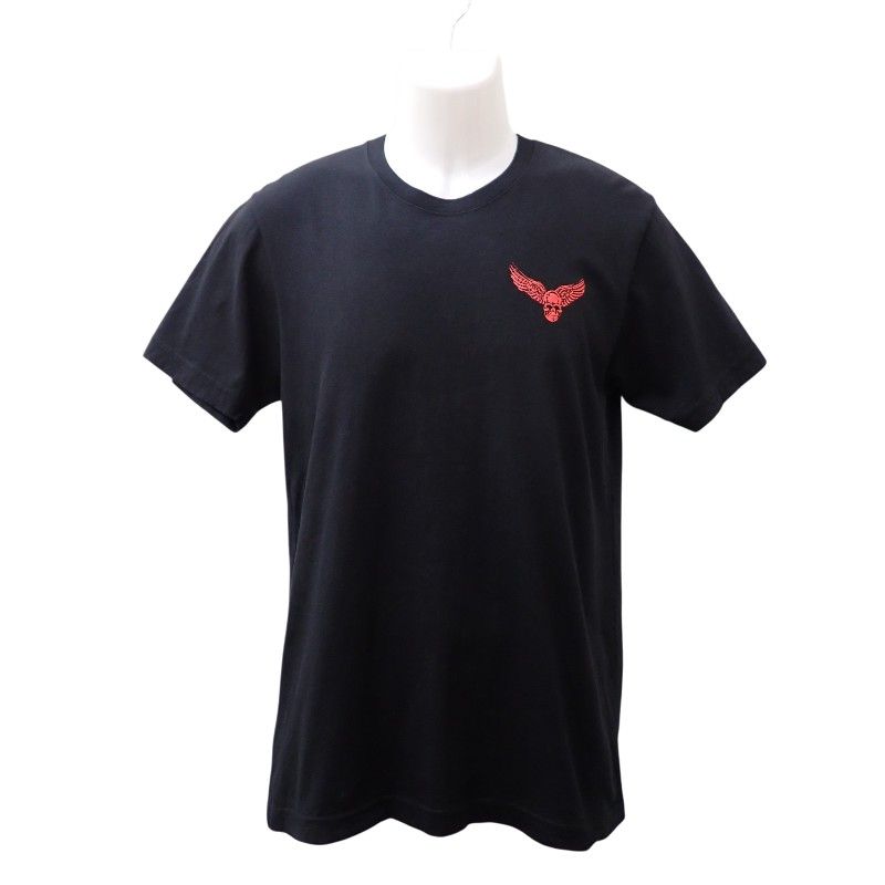 Chrome Hearts Foti Ufo T-Shirt M Short Sleeve Top Back Print Skull Cotton Black
