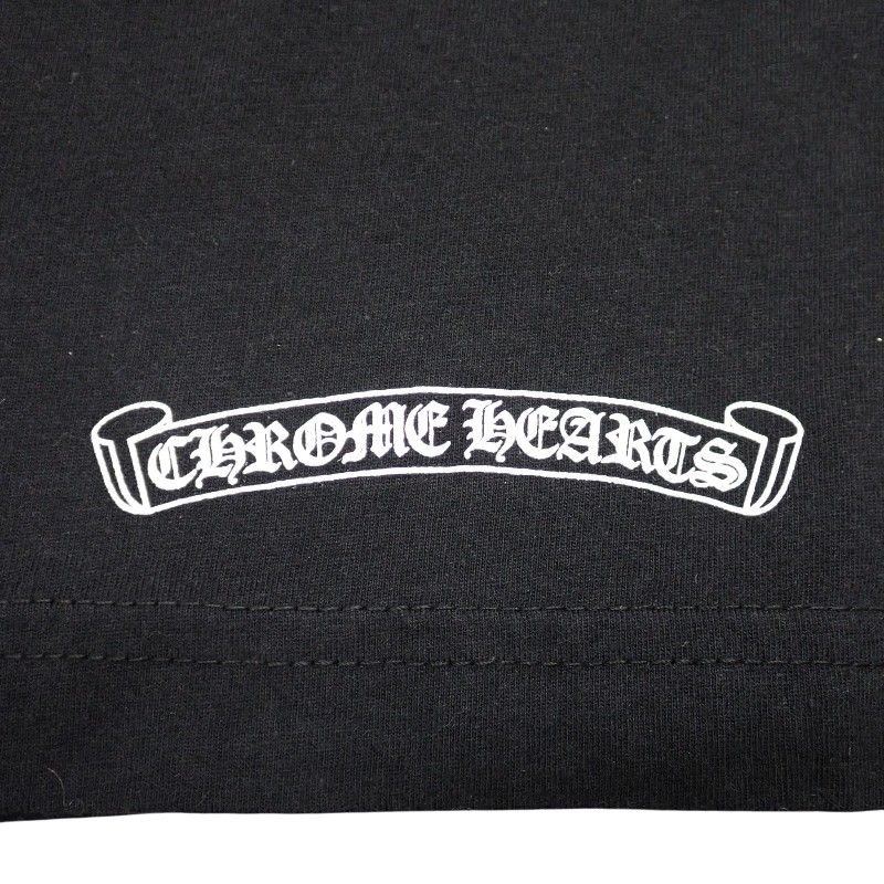 Chrome Hearts Foti Ufo T-Shirt M Short Sleeve Top Back Print Skull Cotton Black — view 8