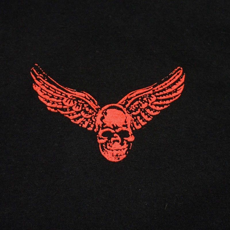 Chrome Hearts Foti Ufo T-Shirt M Short Sleeve Top Back Print Skull Cotton Black — view 6