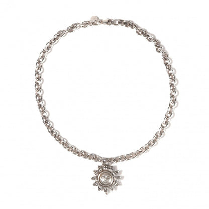 Tiffany & Co Necklace Pendant Choker 925 Sterling Silver Sun