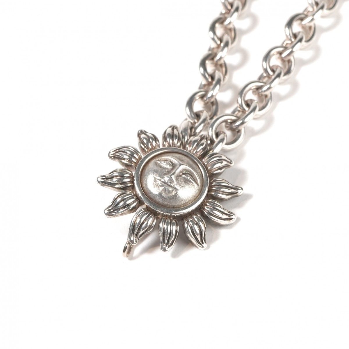 Tiffany & Co Necklace Pendant Choker 925 Sterling Silver Sun — view 2