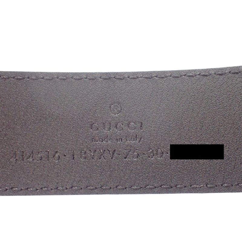 Gucci GG Marmont Slim Monochrome 75 Belt Leather Black — view 9
