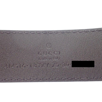 Gucci GG Marmont Slim Monochrome 75 Belt Leather Black — view 9