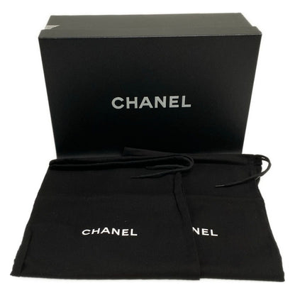 Chanel Mules 35 Violet Stripe Silver Leather — view 7