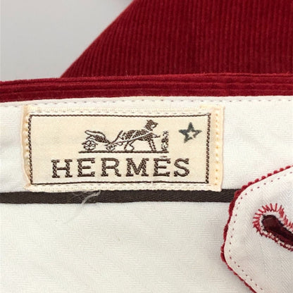 Hermes Pants Corduroy Red — view 3