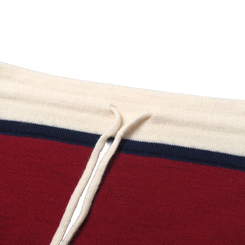 Celine Mini Skirt S Triomphe Embroidery Side Line Knit Tricolor — view 3