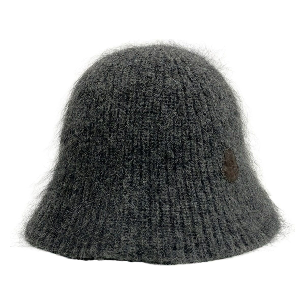 Moncler Hat S Dark Gray Wool