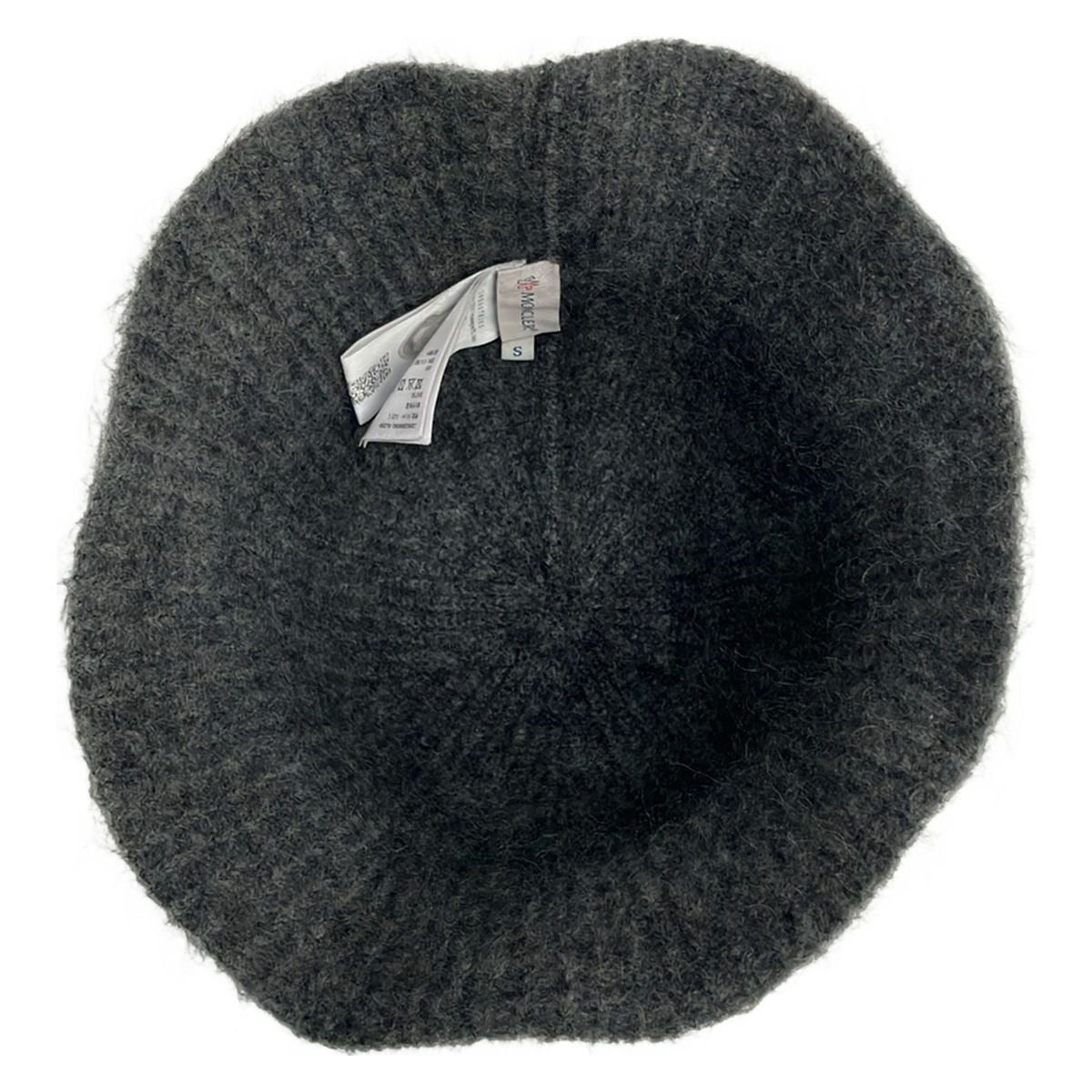 Moncler Hat S Dark Gray Wool — view 4
