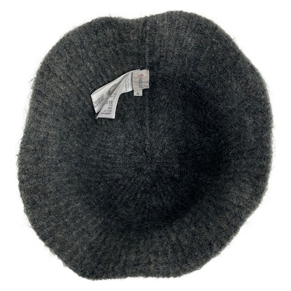 Moncler Hat S Dark Gray Wool — view 4