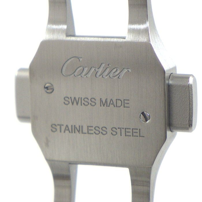 Cartier Watch Santos MM Square White Dial Roman Index SS Automatic Winding — view 5