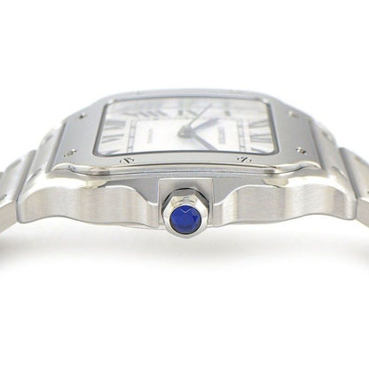 Cartier Watch Santos MM Square White Dial Roman Index SS Automatic Winding — view 2