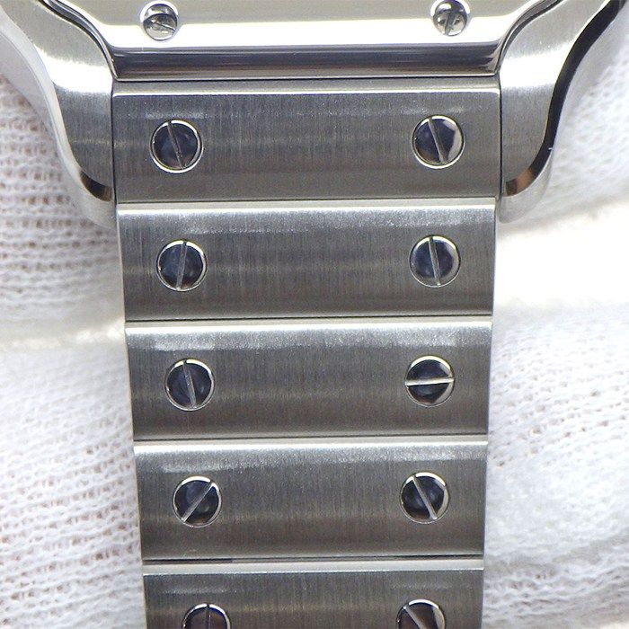 Cartier Watch Santos MM Square White Dial Roman Index SS Automatic Winding — view 6