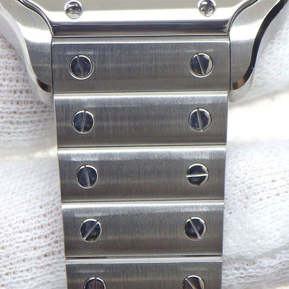 Cartier Watch Santos MM Square White Dial Roman Index SS Automatic Winding — view 6