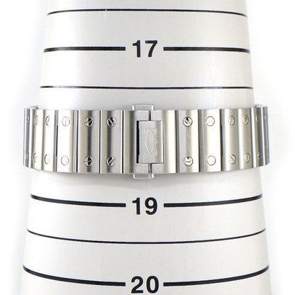 Cartier Watch Santos MM Square White Dial Roman Index SS Automatic Winding — view 8