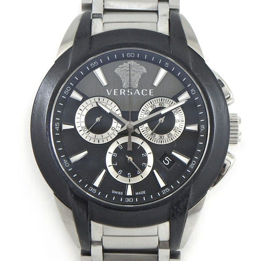 Versace Watch Character Medusa M8c Date Chronograph Small Second Guilloche