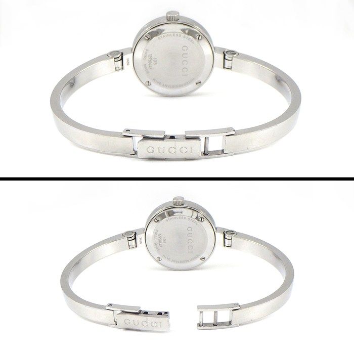 Gucci Watch Bangle 105 Sherry Line SS Quartz Analog — view 3