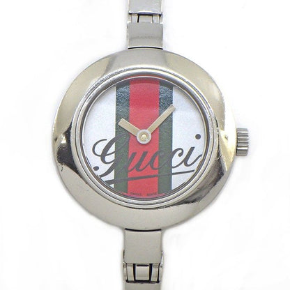 Gucci Watch Bangle 105 Sherry Line SS Quartz Analog