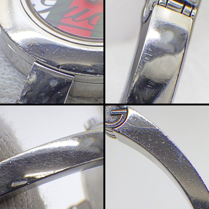 Gucci Watch Bangle 105 Sherry Line SS Quartz Analog — view 8