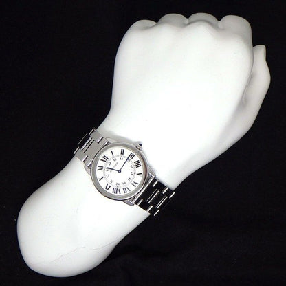 Cartier Watch Rondo Solo Silver Dial Roman Index SS Quartz Analog — view 9