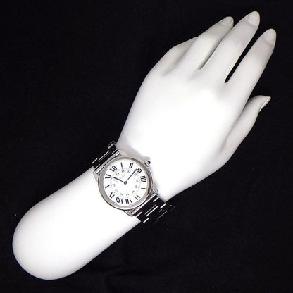 Cartier Watch Rondo Solo Silver Dial Roman Index SS Quartz Analog — view 8