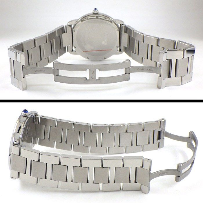Cartier Watch Rondo Solo Silver Dial Roman Index SS Quartz Analog — view 3