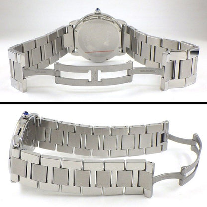 Cartier Watch Rondo Solo Silver Dial Roman Index SS Quartz Analog — view 3