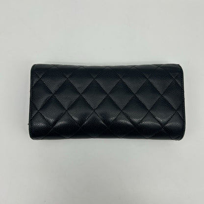 Chanel Quilted Wallet Caviar Leather — view 2
