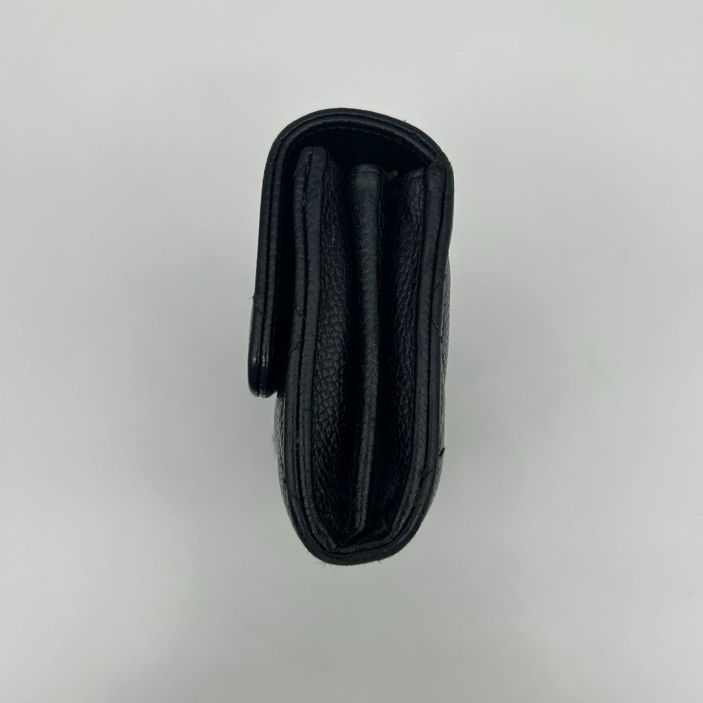 Chanel Quilted Wallet Caviar Leather — view 4