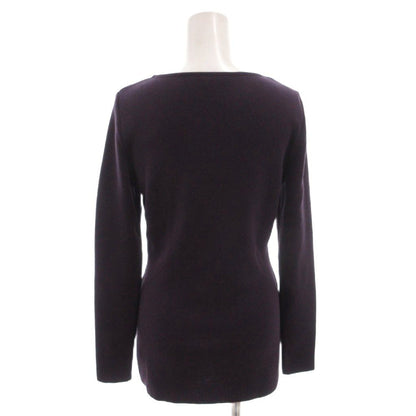 Gucci Knit Sweater Wool Long Sleeve L Purple — view 2