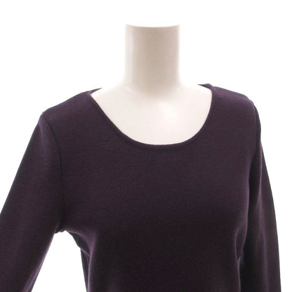 Gucci Knit Sweater Wool Long Sleeve L Purple — view 4