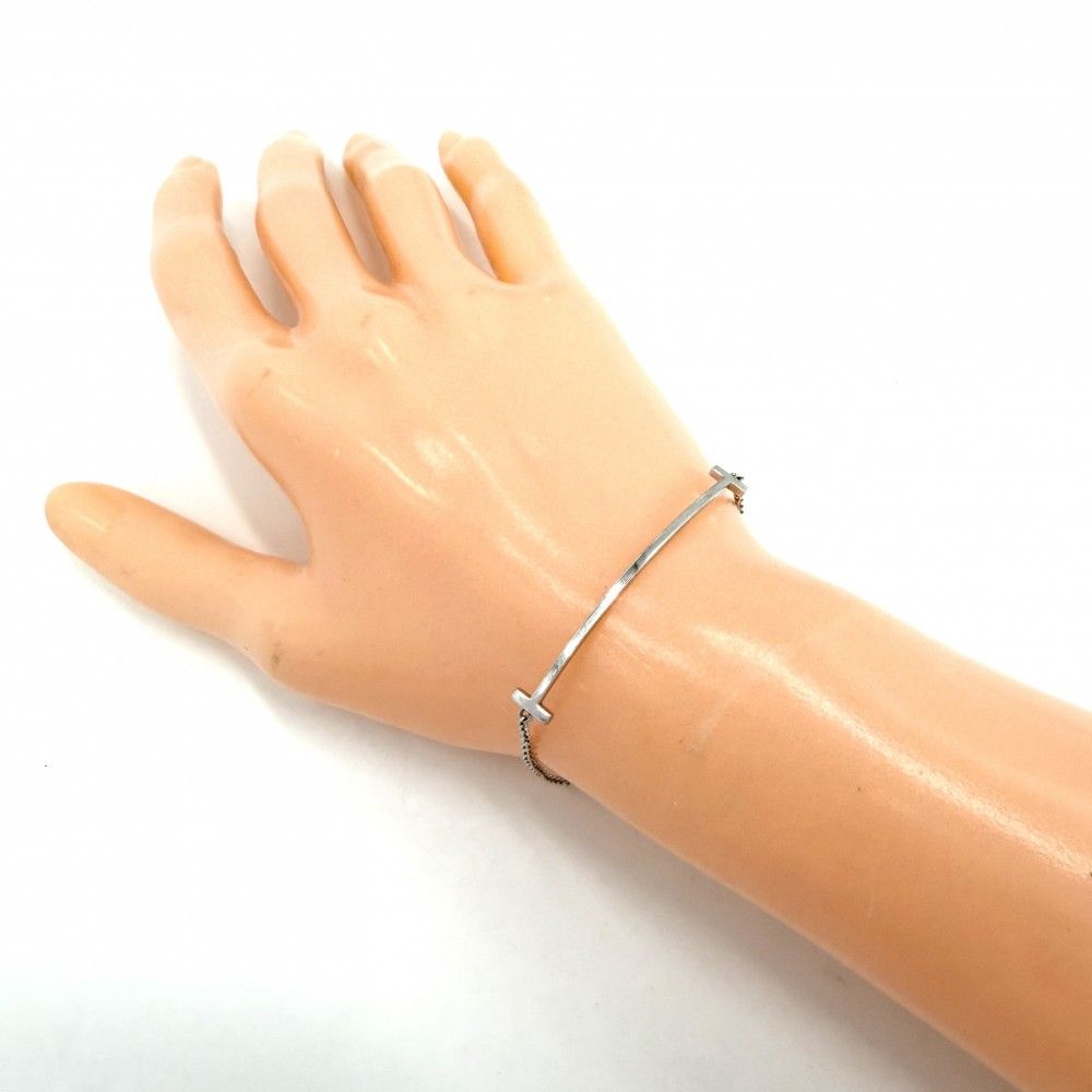 Tiffany & Co Bracelet T Smile 18k WG White Gold — view 2