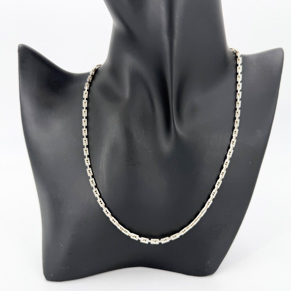 Hermes Necklace Cles 42 cm Vintage 925 Sterling Silver — view 2