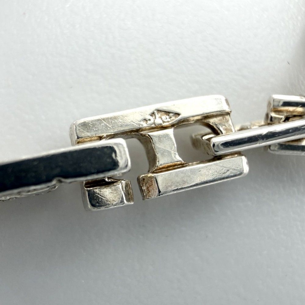 Hermes Necklace Cles 42 cm Vintage 925 Sterling Silver — view 4