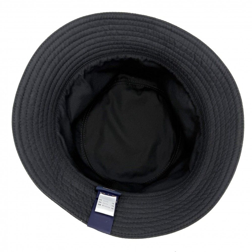 Louis Vuitton Hat Logo Embroidery Bucket Hat Only LV S Hat Cotton Black — view 4