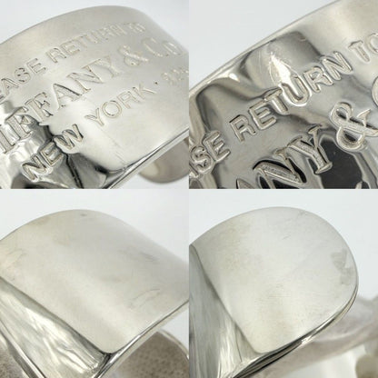 Tiffany & Co Bangle Return to Wide Calf Bracelet 925 Sterling Silver — view 5