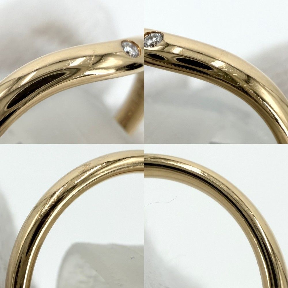Tiffany & Co Ring Elsa Peretti Band 18k PG Gold Diamond — view 5