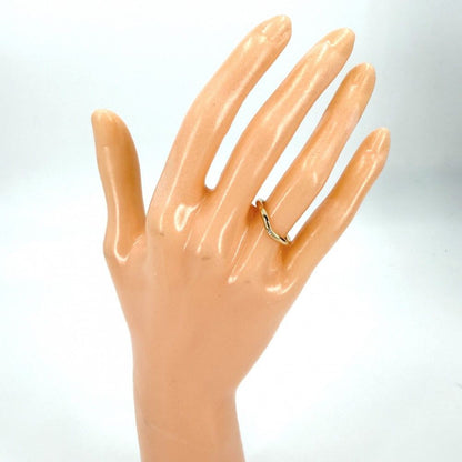 Tiffany & Co Ring Elsa Peretti Band 18k PG Gold Diamond — view 2