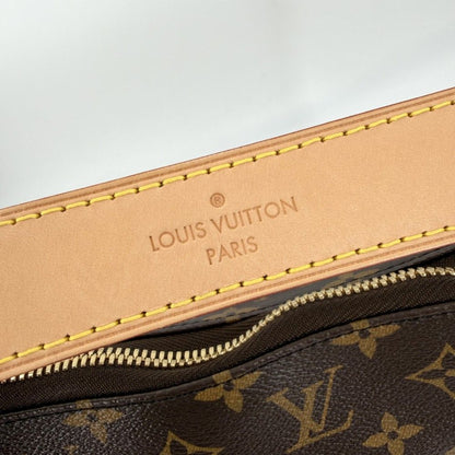 Louis Vuitton Monogram Sully PM Shoulder Bag Crossbody 2-Way Brown Gold — view 6