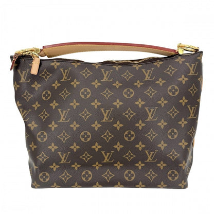 Louis Vuitton Monogram Sully PM Shoulder Bag Crossbody 2-Way Brown Gold — view 2