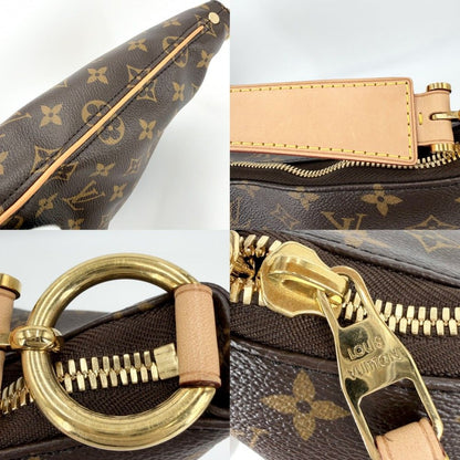 Louis Vuitton Monogram Sully PM Shoulder Bag Crossbody 2-Way Brown Gold — view 8
