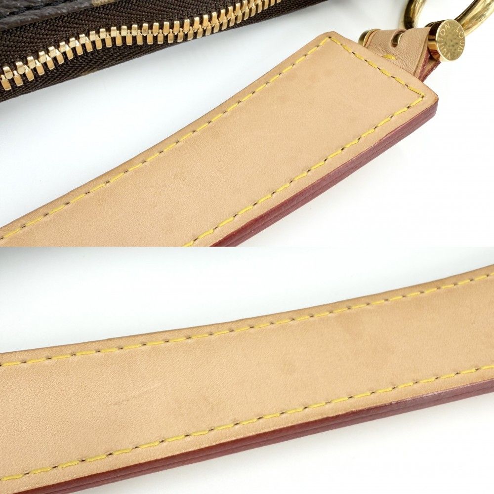 Louis Vuitton Monogram Sully PM Shoulder Bag Crossbody 2-Way Brown Gold — view 7